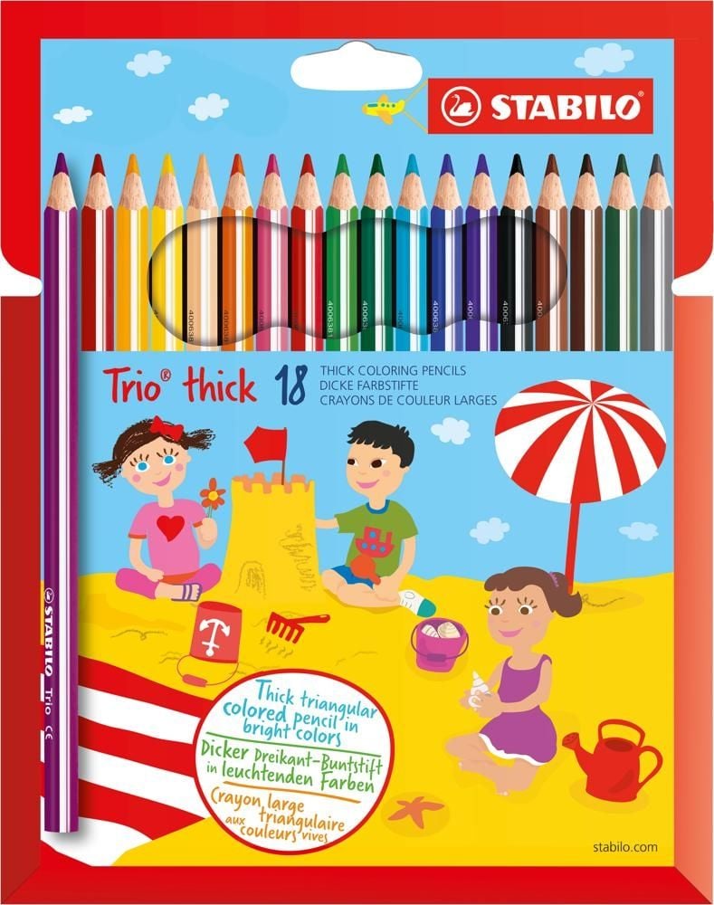 STABILO Trio gruba kredka etui 18 szt.