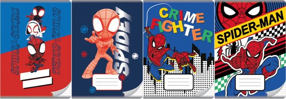 ZESZYT A5/16k. kolorowe trzy linie / SPIDER MAN