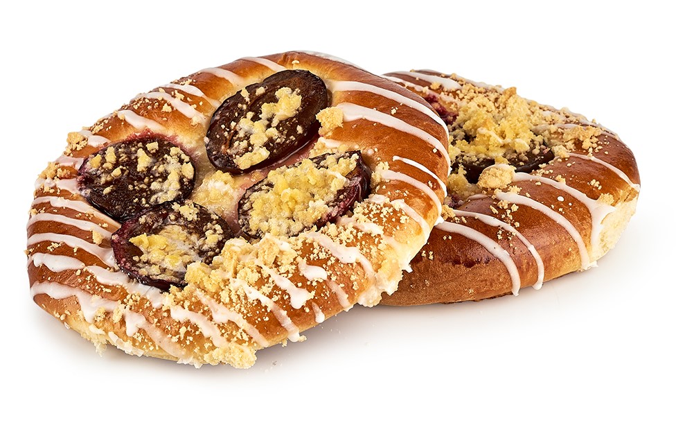 Drożdżówka ze śliwką