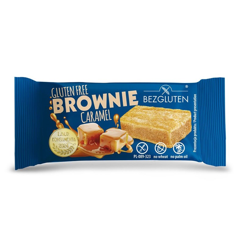 Brownie karmelowe bezglutenowe  Bezgluten 40 g