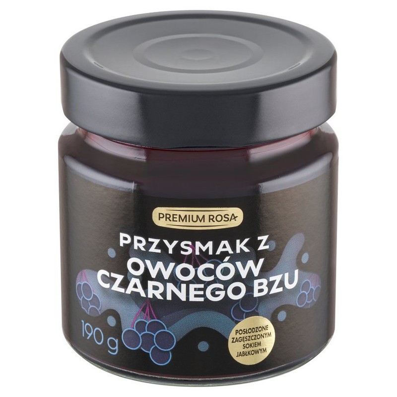 Przysmak z owoców czarnego bzu Premium Rosa 190 g