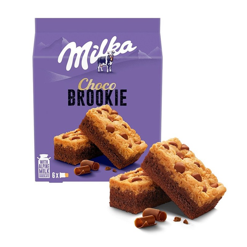 Ciastka z czekoladą Choco Brookie Milka 132 g