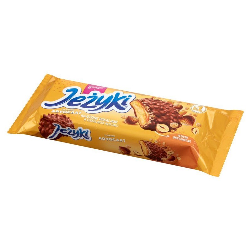 Jeżyki adwocaat najeżone bakaliami w czekoladzie mlecznej Goplana 140 g
