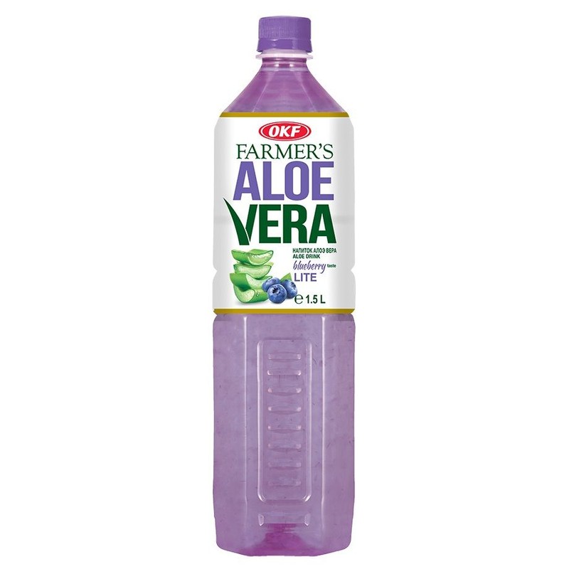 Napój aloesowy Farmer's blueberry OKF 1,5 l