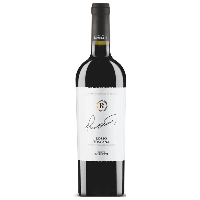 Wino czerwone wytrawne Rosso Toscana Tenute Rossetti 750 ml