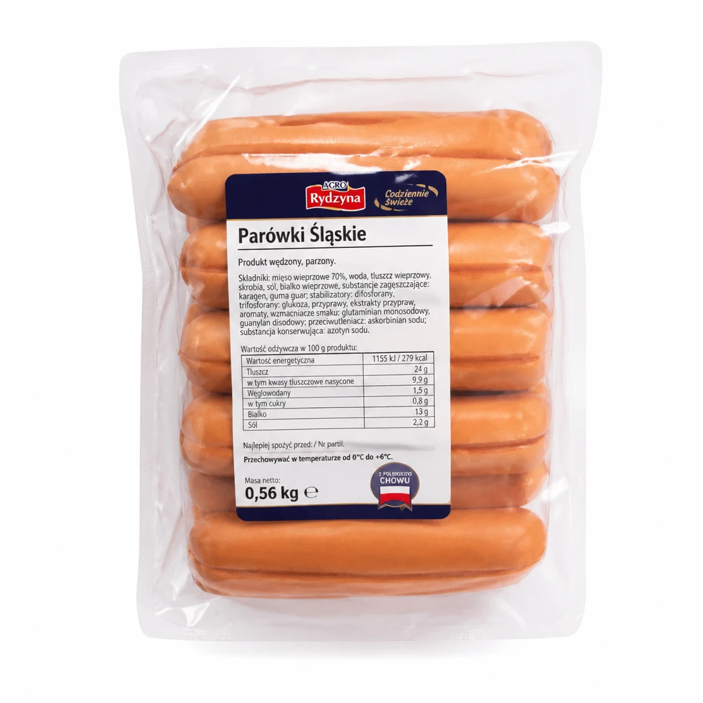 Parówki Śląskie 0,56kg