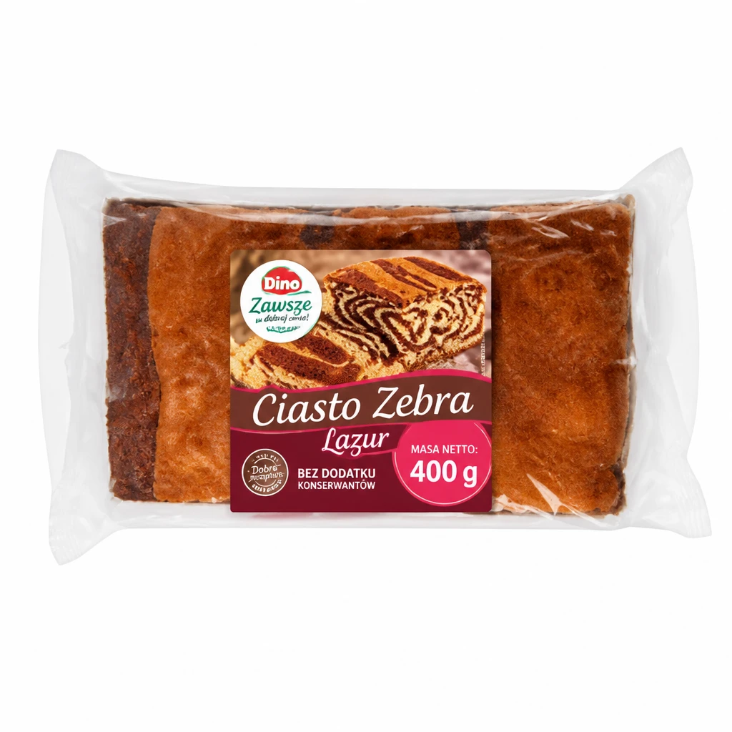 Ciasto Zebra Lazur 400g