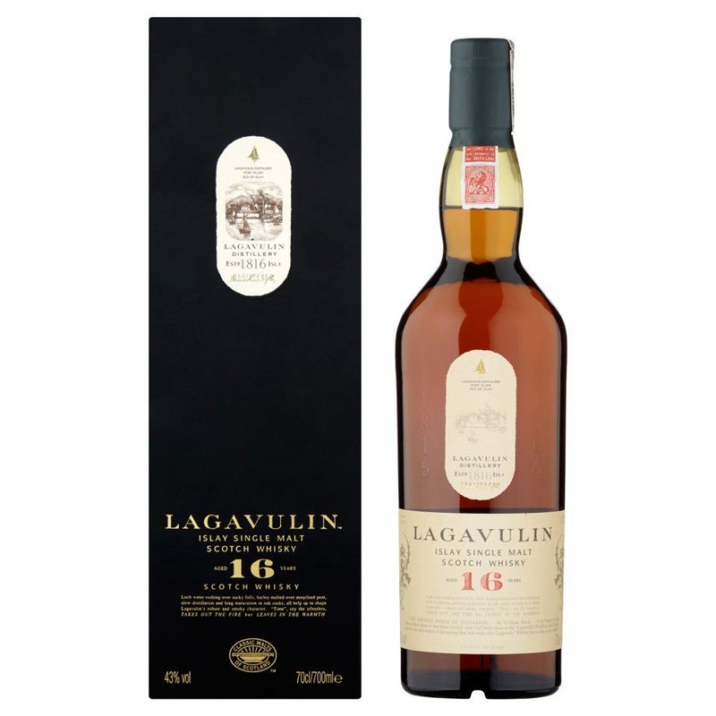Whisky szkocka single malta 16YO alk. 43,0% obj. Lagavulin 700 ml