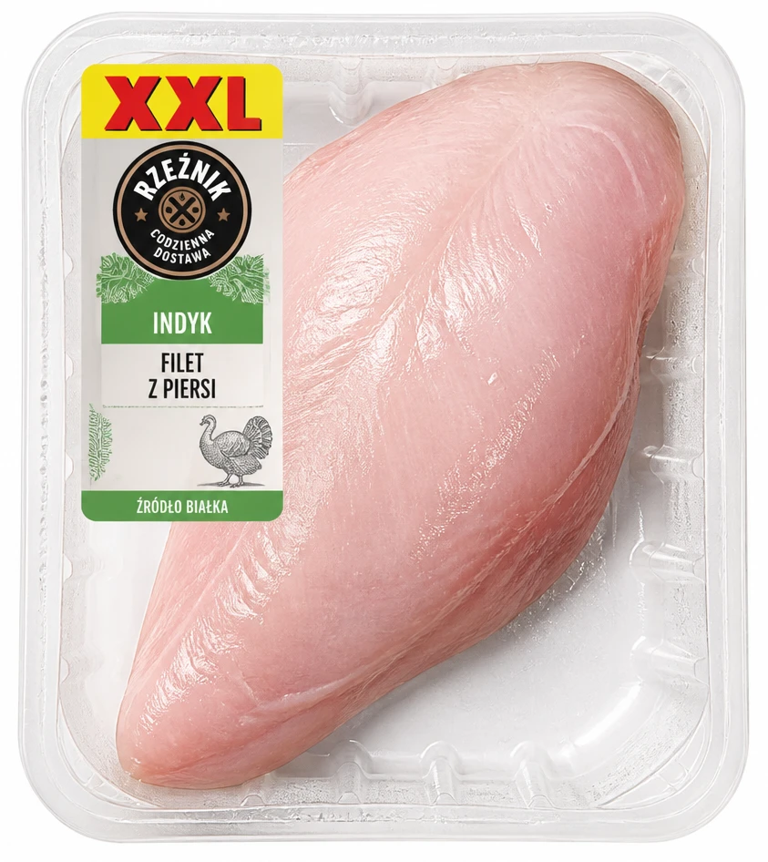 RZEŹNIK Indyk – filet z piersi, XXL
