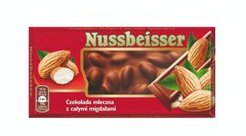 Nussbeisser Czekolada mleczna z całymi migdałami 100 g