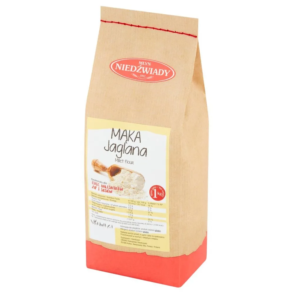 Młyn Niedźwiady Mąka jaglana 1 kg