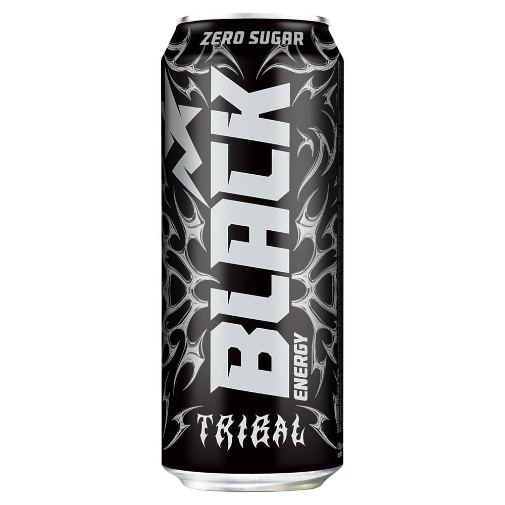 Black Energy Zero Sugar Tribal Gazowany napój energetyzujący 500 ml