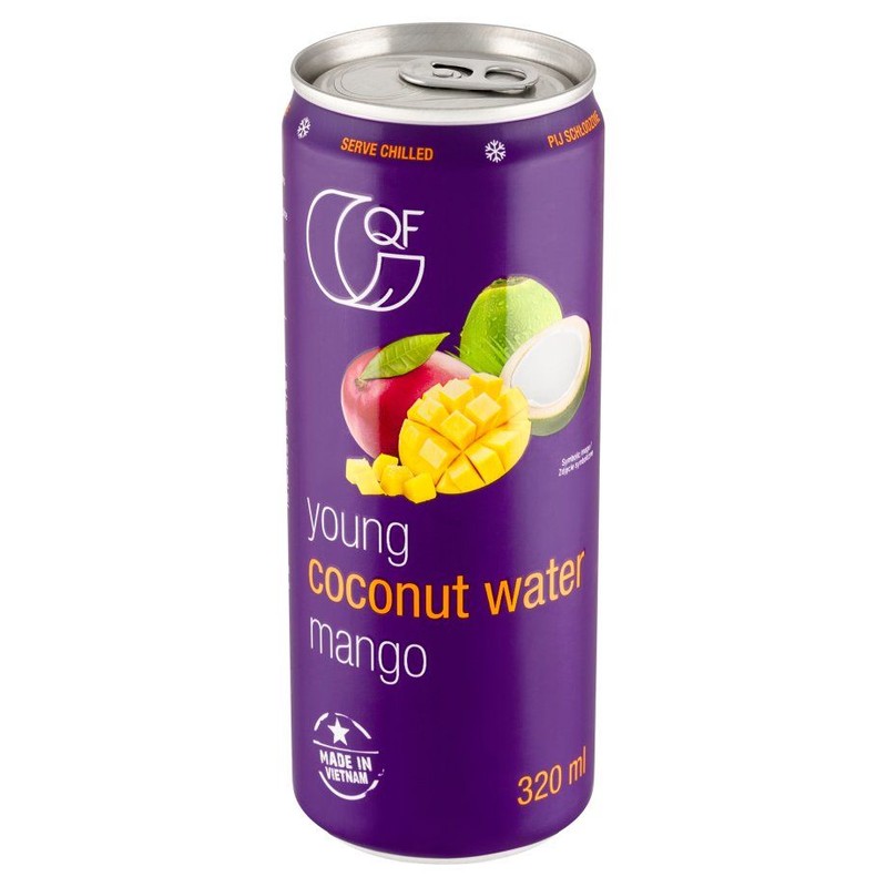 Woda kokosowa z sokiem z mango  QF 320 ml