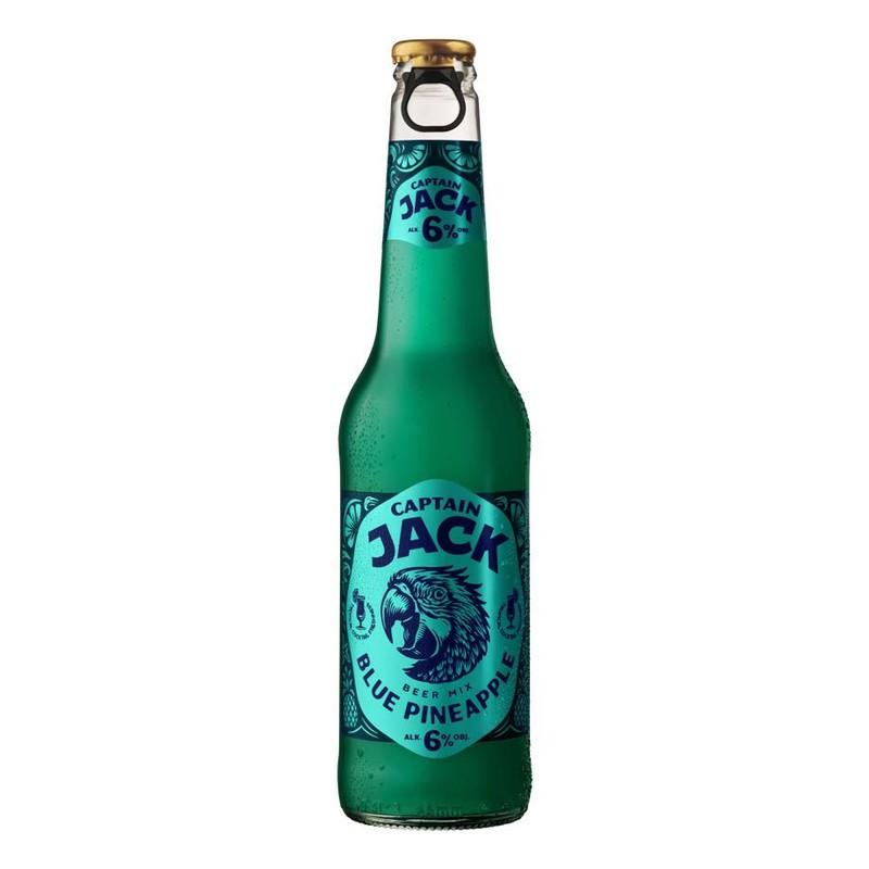 Piwo smakowe Blue Lagoon alk. 6,0% obj. Captain Jack 400 ml