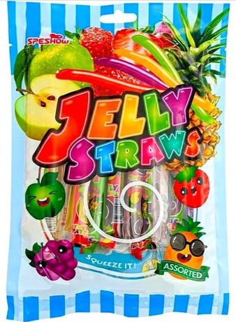 Speshow Żelki owocowe straws 300g