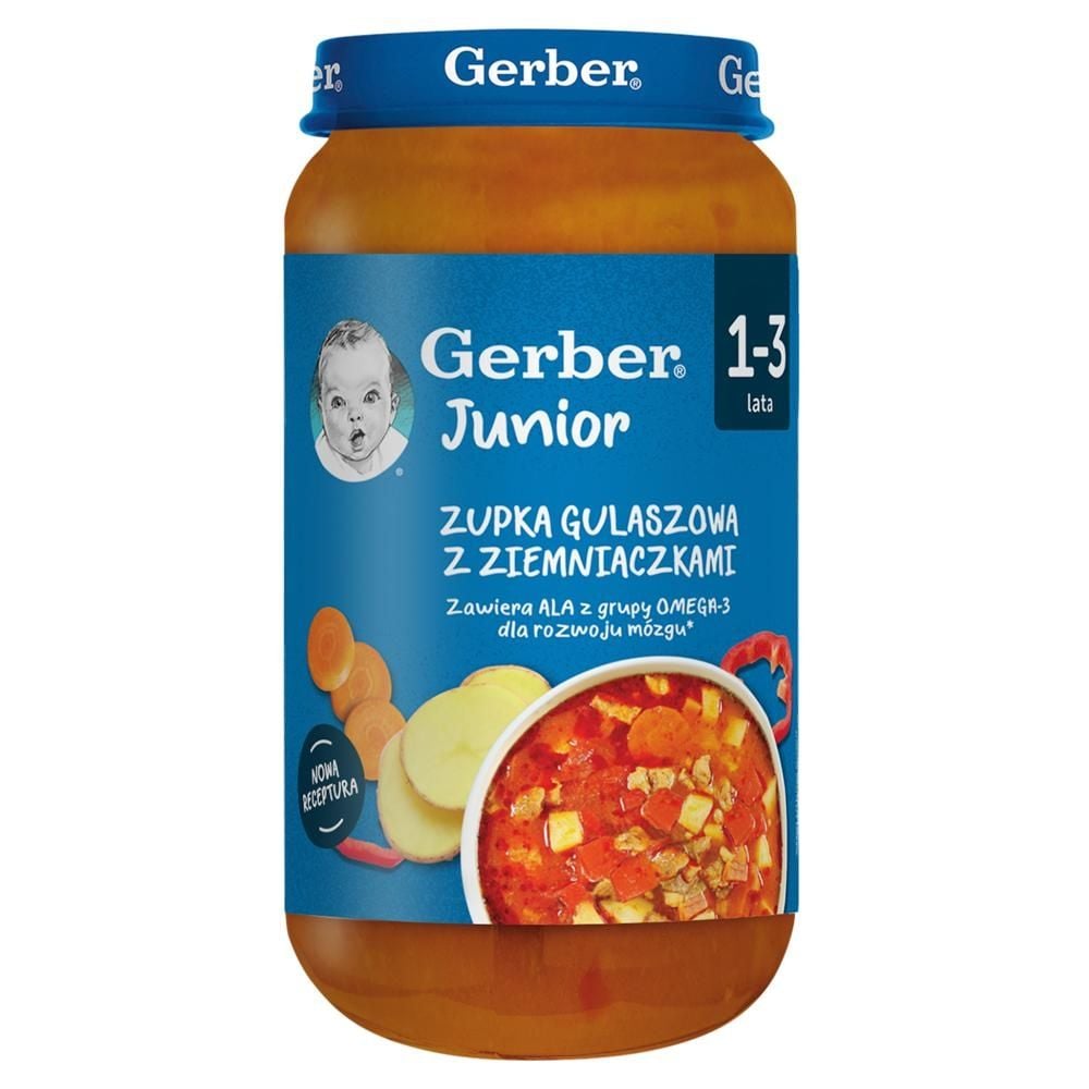 Gerber Junior Zupka gulaszowa z ziemniaczkami 1-3 lata 250 g