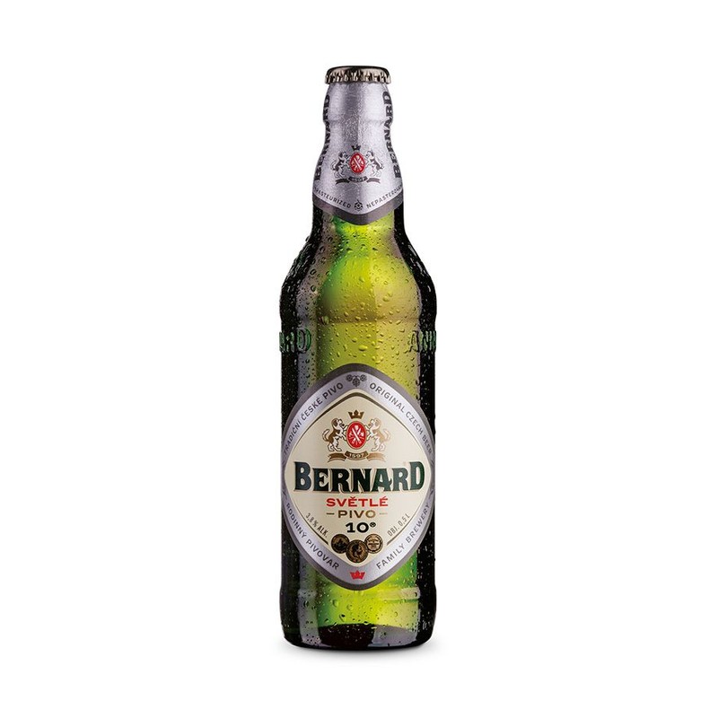 Piwo Svetle Pivo 10 alk. 3,8% obj. Bernard  500 ml