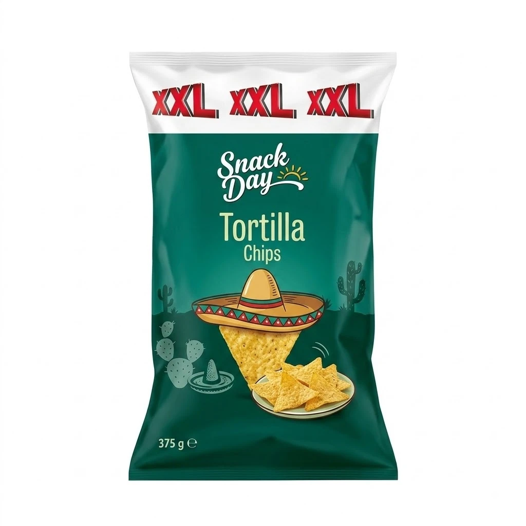 SNACK DAY Chipsy tortilla, XXL
