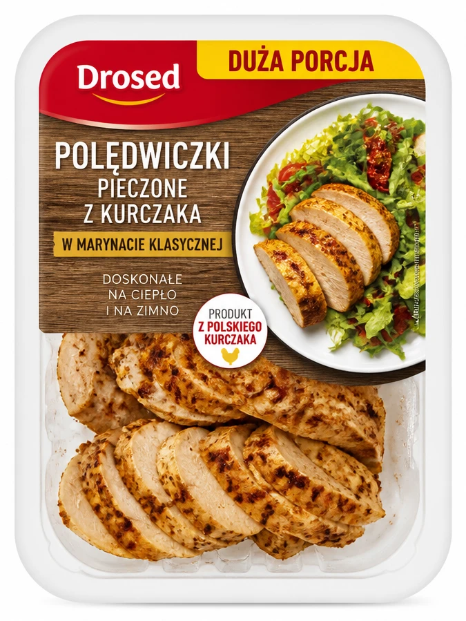 Polędwiczki pieczone z kurczaka Drosed w marynacie klasycznej