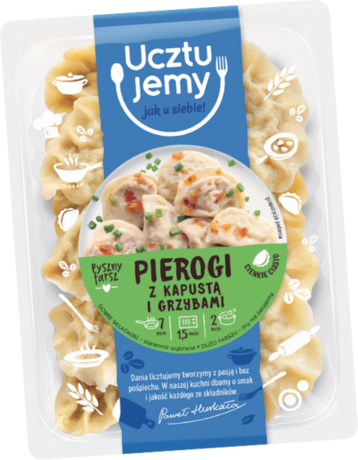 Ucztujemy Pierogi z kapustą i grzybami 400 g