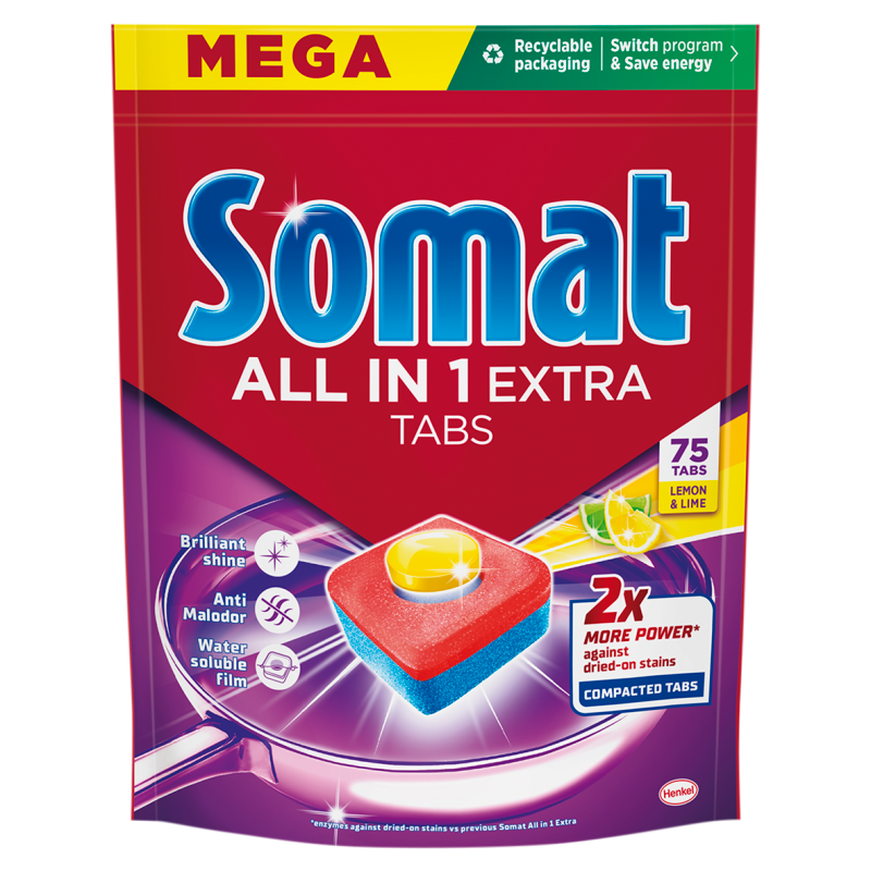 Tabletki do zmywarki All in One Lemon 75szt