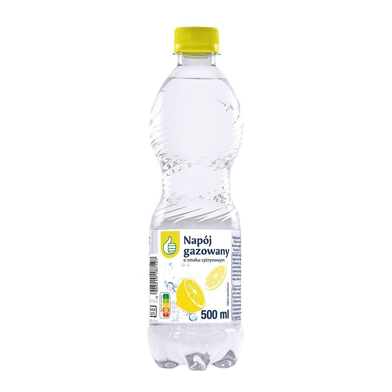 Napój gazowany o smaku cytrynowym  Auchan 500 ml