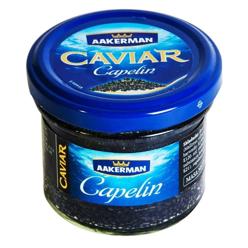 Kawior czarny Capelin   Aakerman 100 g
