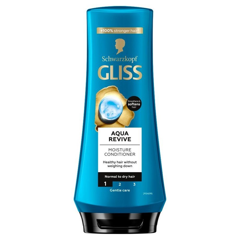 Odżywka do włosów normalnych i suchych GLISS Aqua Revive Schwarzkopf 200 ml