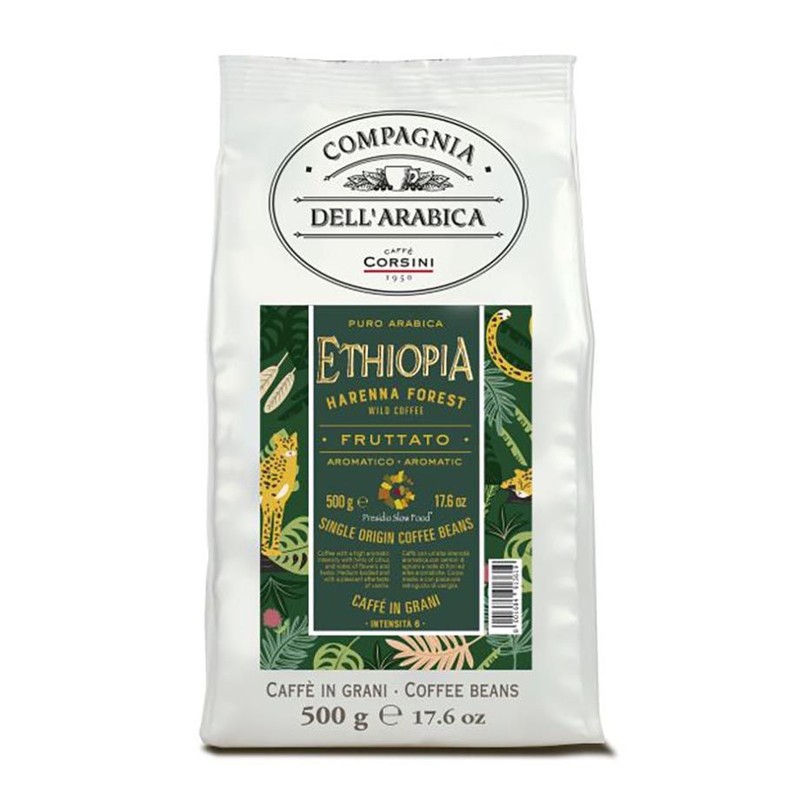Kawa ziarnista Ethiopia Corsini 500 g
