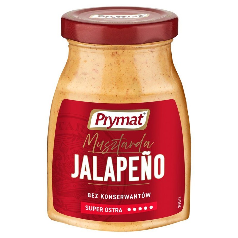 Musztarda Jalapeno super ostra    Prymat 180 g
