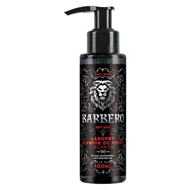 Szampon do brody i włosów Barbero 100 ml