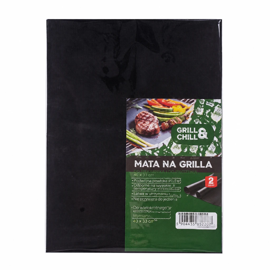 Mata na grilla/do pie Grill&Chill 40x33cm 2szt mix