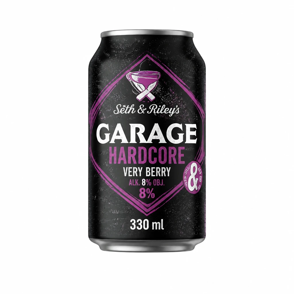 Napój piwny Garage very berry 330ml 8% puszka