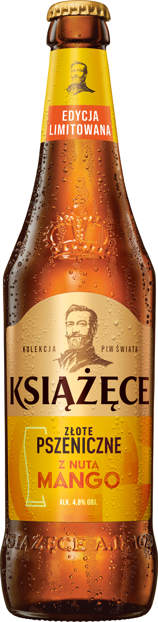 Złote Pszeniczne z nutą mango Piwo (cena zawiera 1 zł kaucji za butelkę)