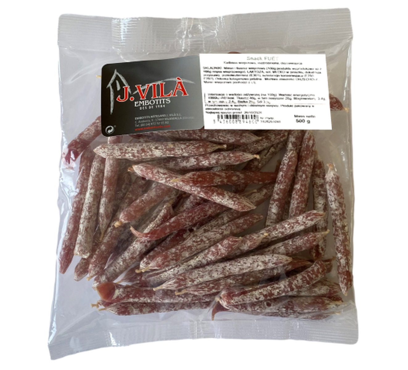Snack Fuet 500G J.Vila