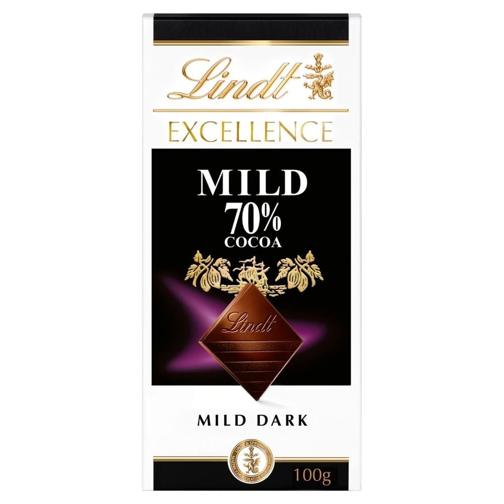 Lindt Excellence Mild 70 % Cocoa Czekolada gorzka 100 g