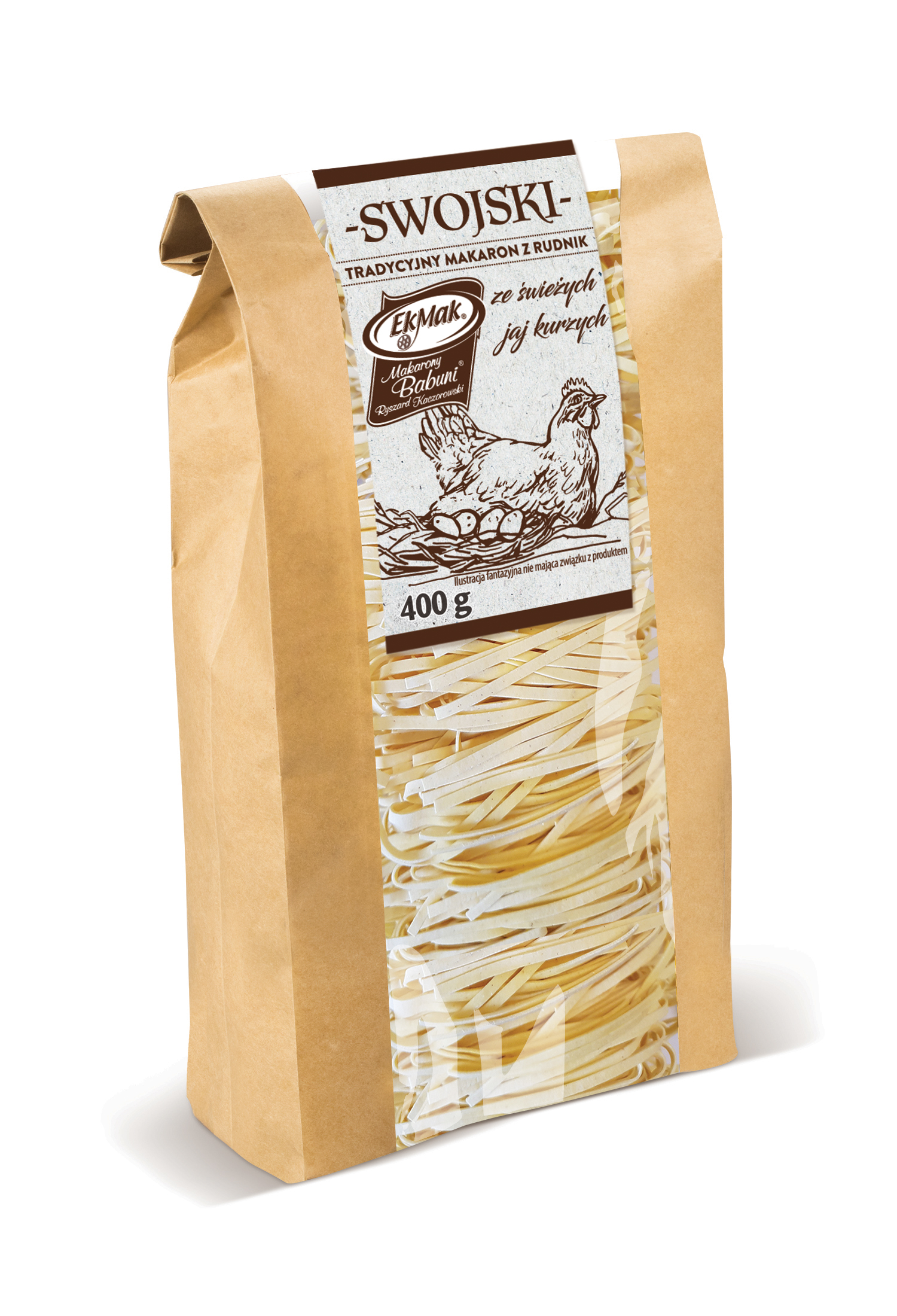 Makarony Babuni Makaron Swojski Wstążka Nr 382 400 G