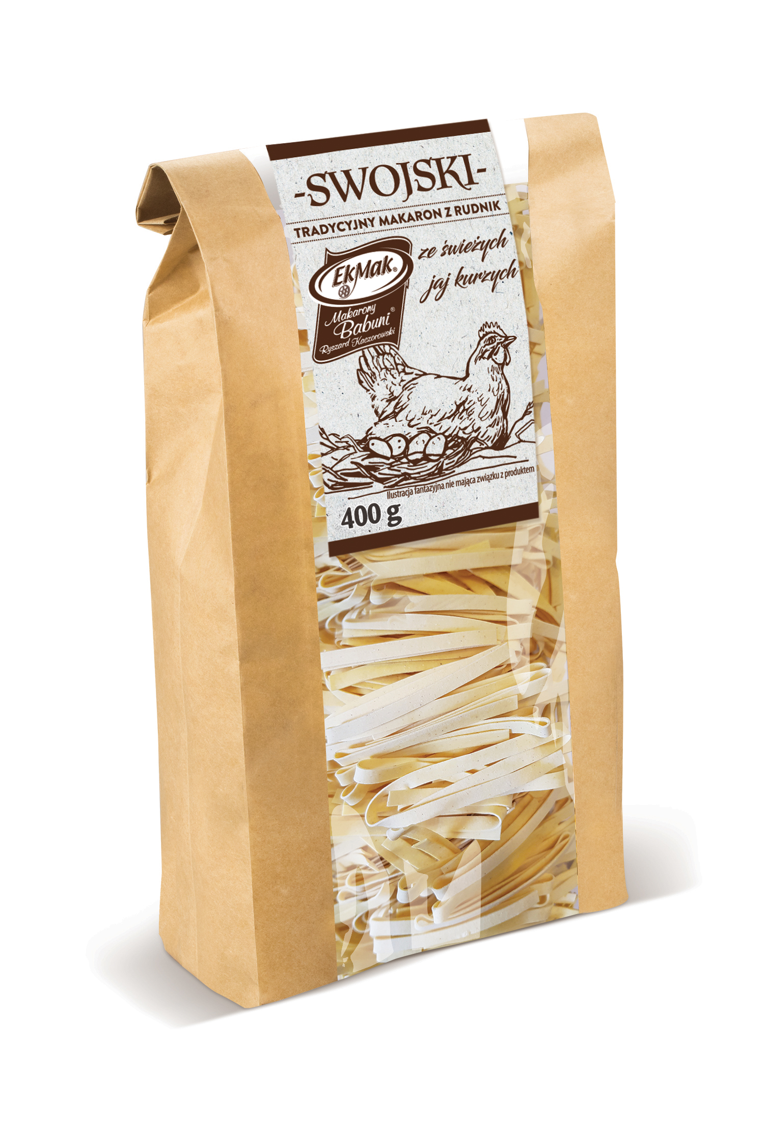 Makarony Babuni Makaron Swojski Wstążka Szeroka Nr 383 400 G