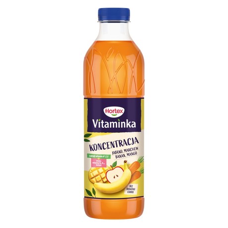 Hortex Vitaminka Sok koncentracja jabłko marchew banan mango 1 l
