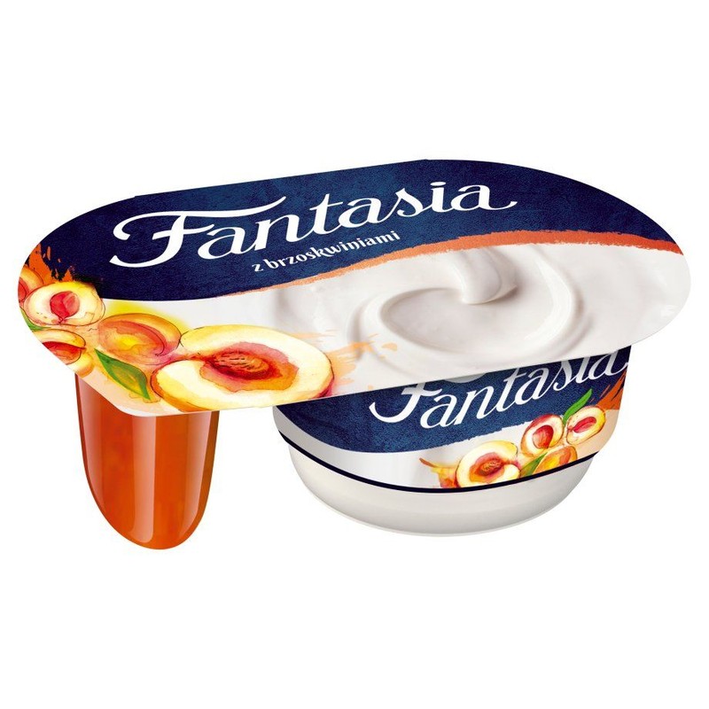 Fantasia Jogurt kremowy z brzoskwinią Danone 118 g