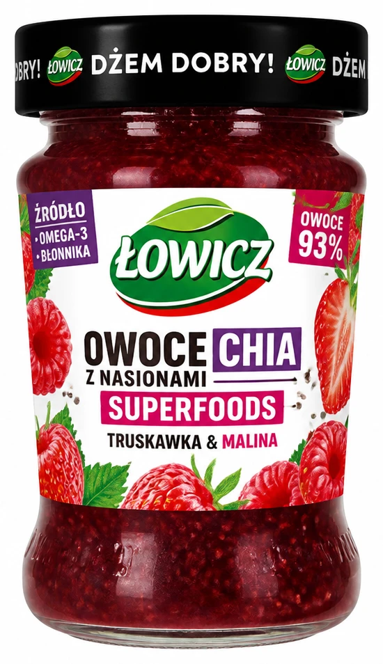 ŁOWICZ Owoce z nasionami chia Superfoods