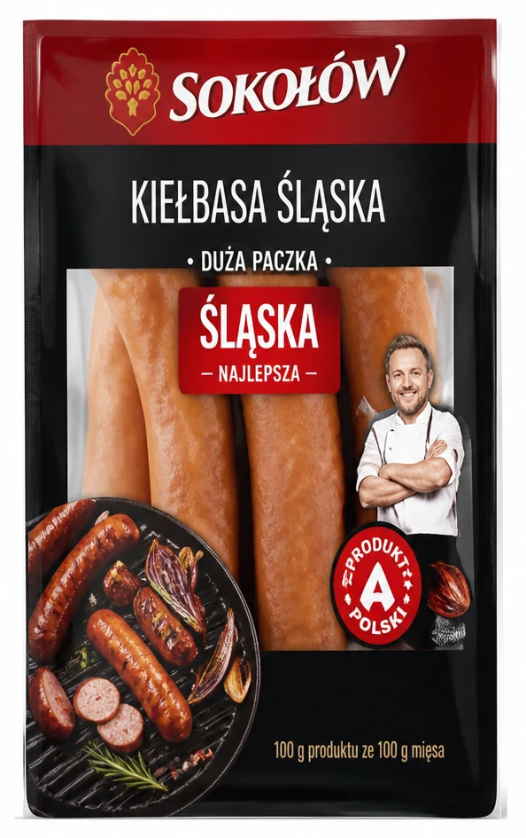 SOKOŁÓW Kiełbasa śląska duża paczka