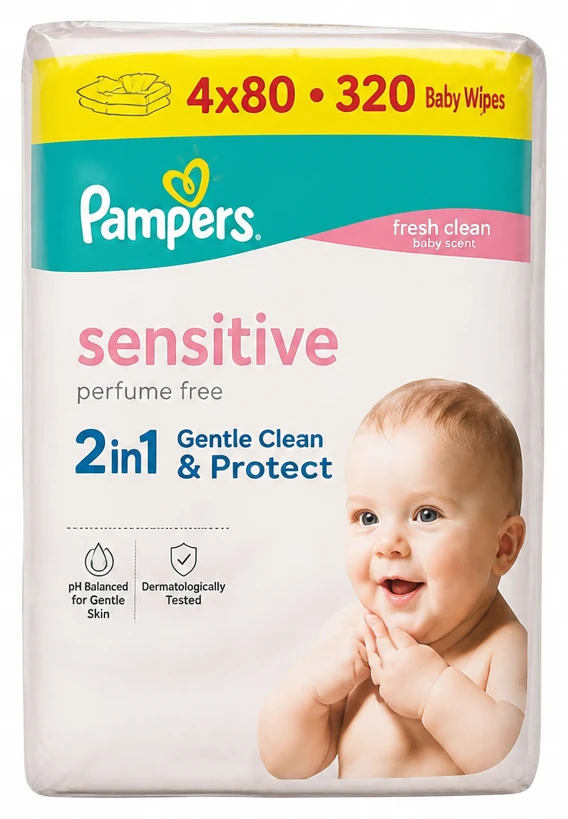 PAMPERS Chusteczki nawilżane dla dzieci różne rodzaje