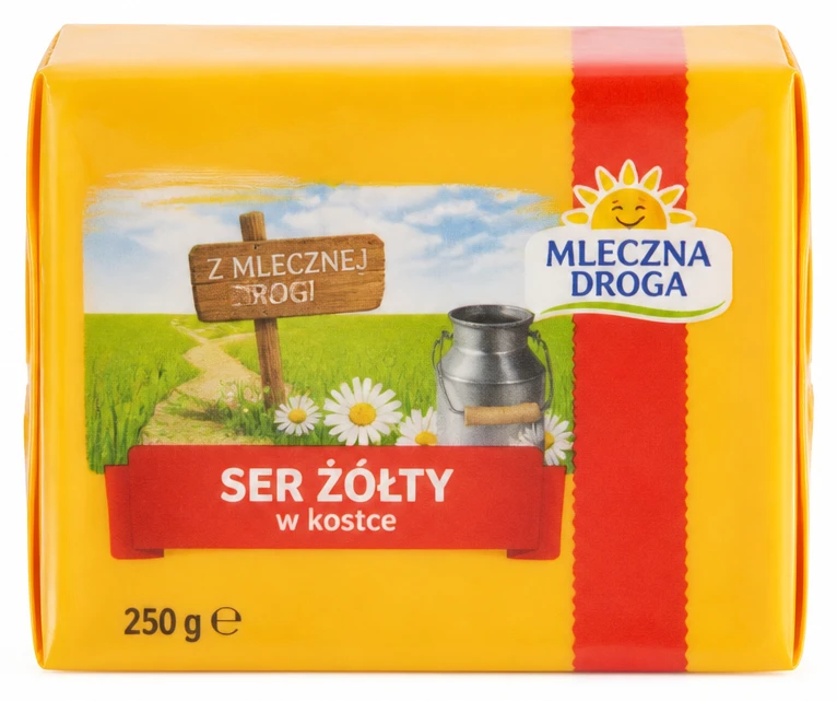 Ser żółty Z MLECZNEJ DROGI kostka