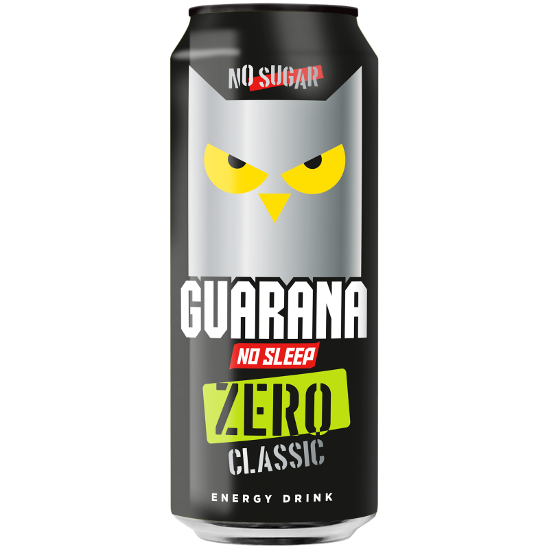 Napój gazowany energetyzujący o smaku tuttu frutti bez cukru