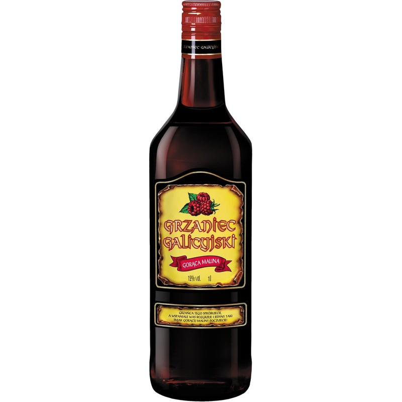 Wino grzane Gorąca Malina alk.12% obj.  Grzaniec Galicyjski 1 l