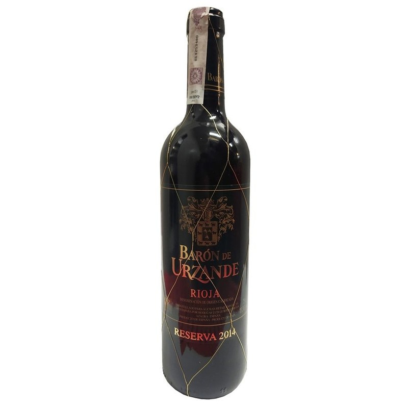 Wino czerwone wytrawne Tinto Baron  Auchan 750 ml