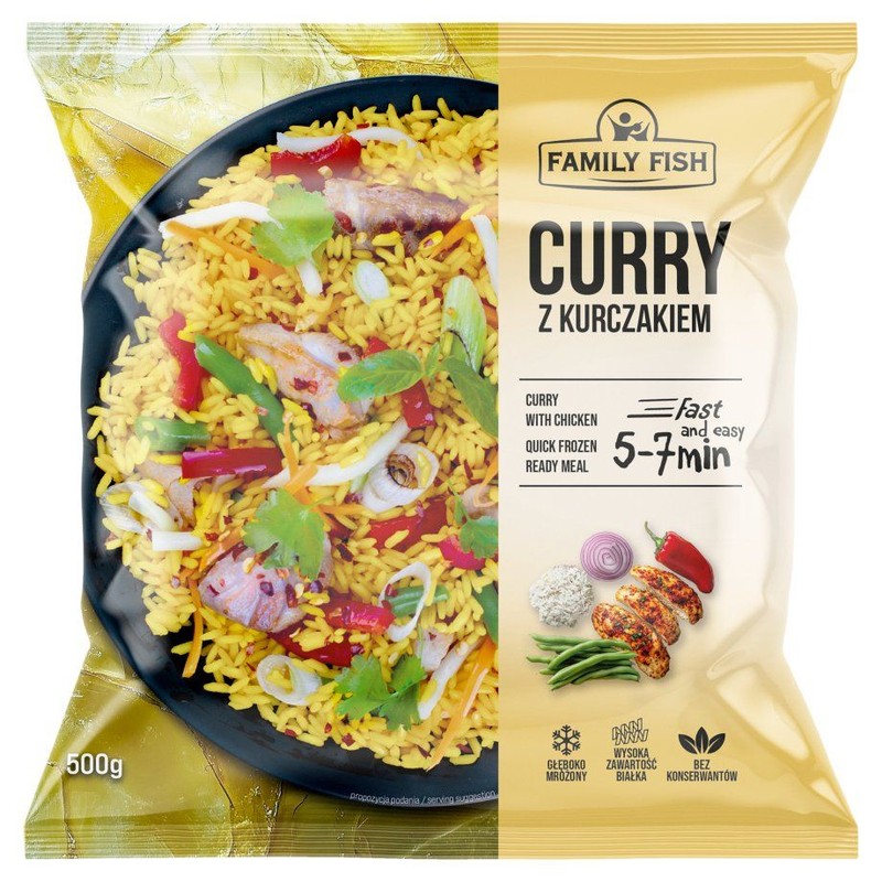 Curry z kurczakiem Family Fish 500 g