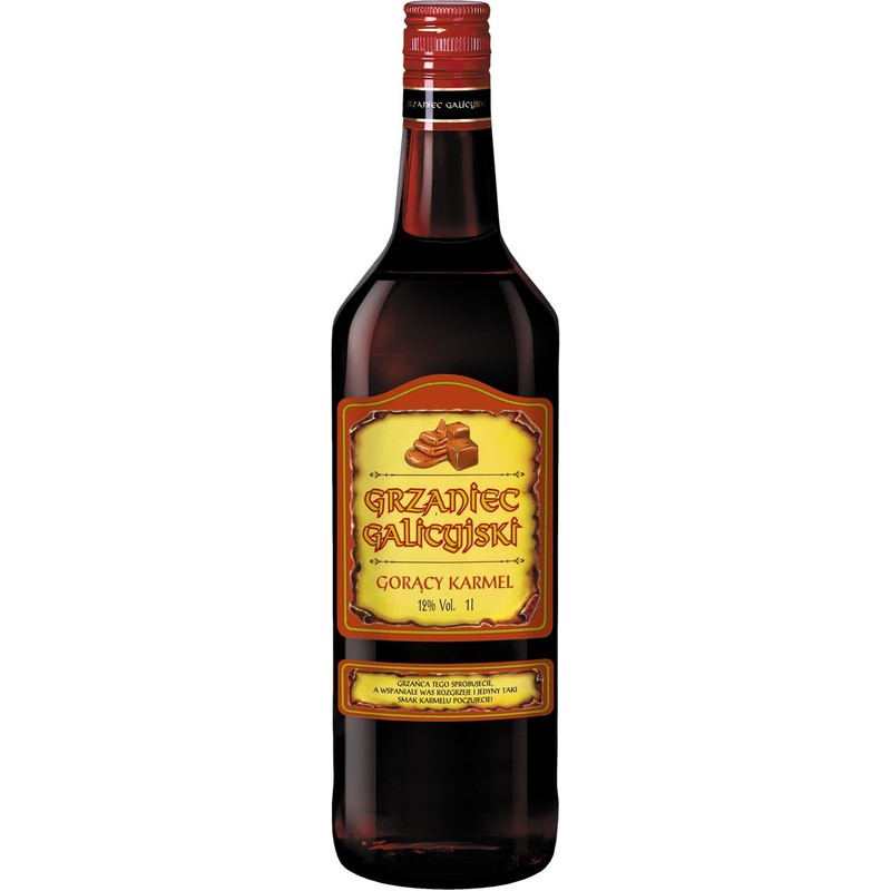 Wino grzane Gorący Karmel alk.12% obj.  Grzaniec Galicyjski 1 l