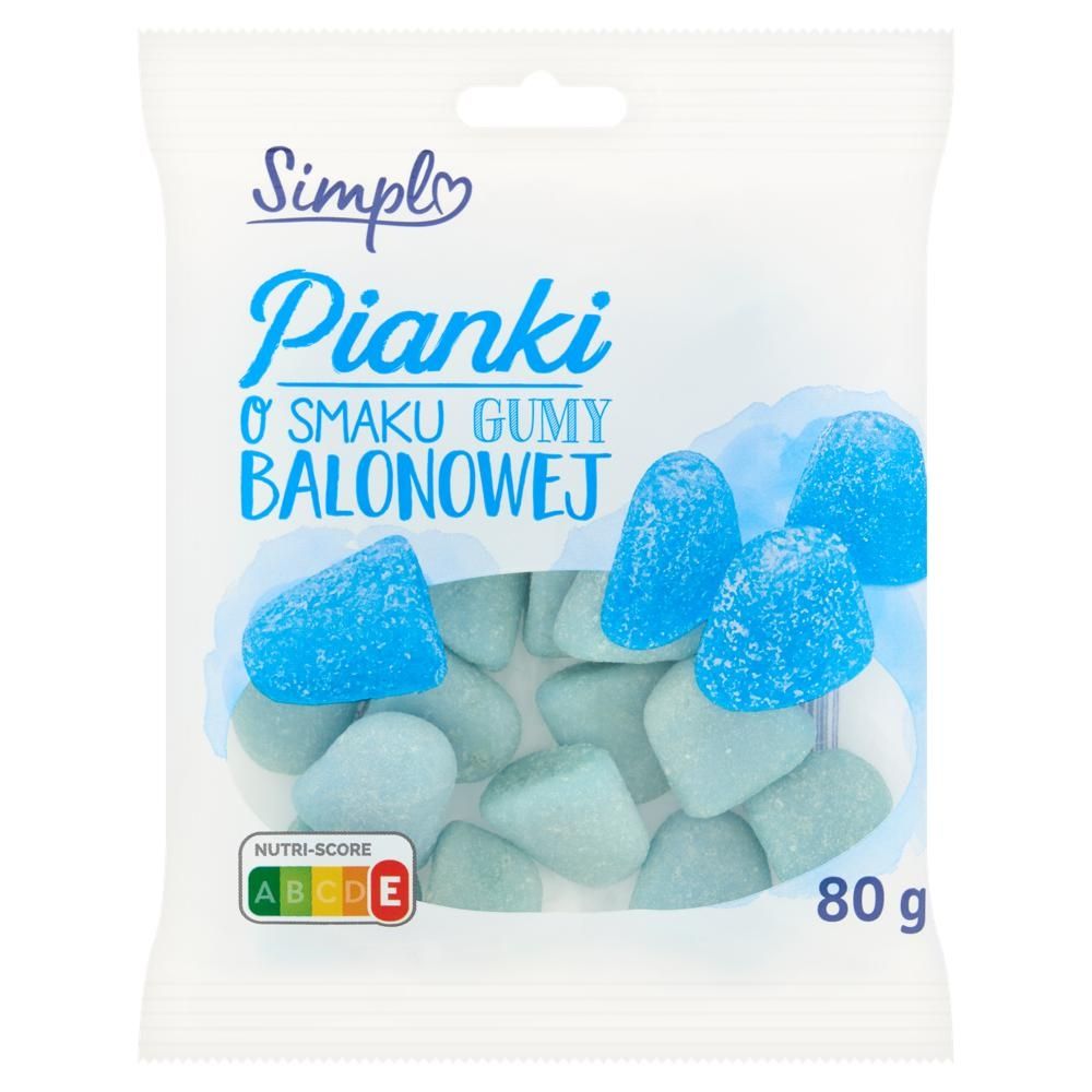 Simpl Pianki o smaku gumy balonowej 80 g